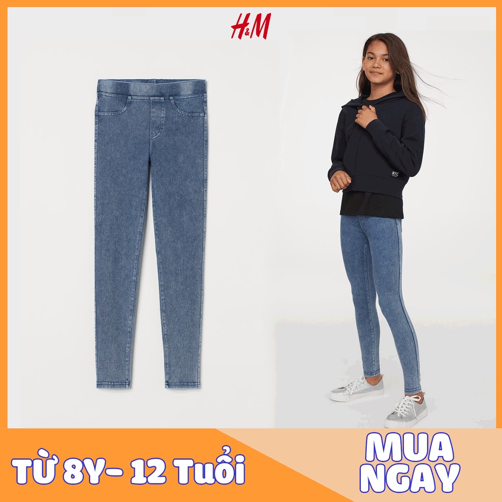 Quần Treggings HM Auth , Quần Jean Trẻ Em Từ 8-12 Tuổi