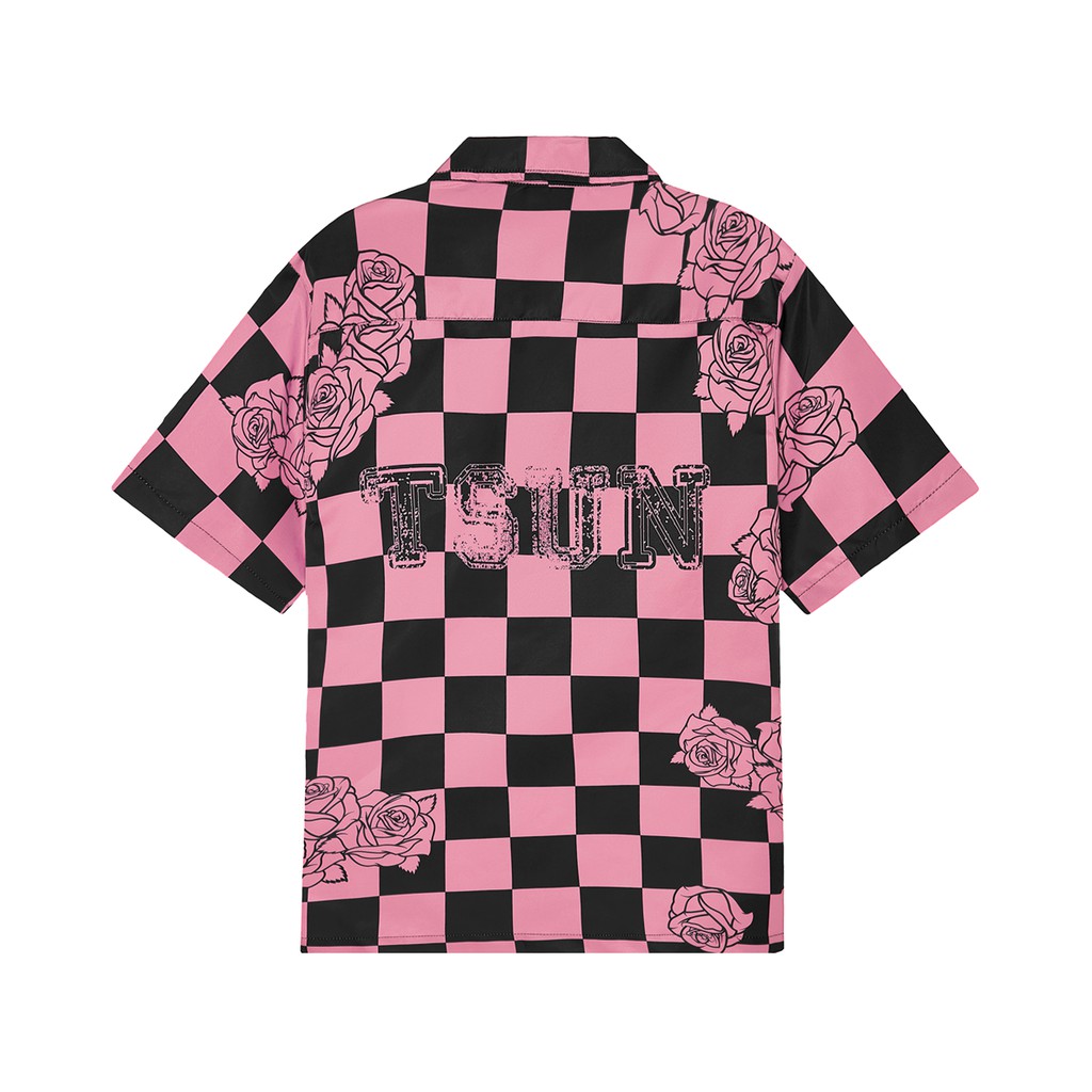 Áo TSUN Rose Mascot Shirt - Hồng/Đen