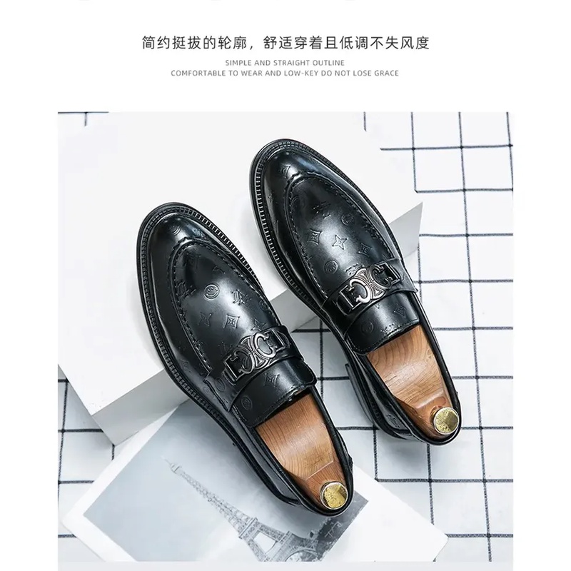 Giày Lười Da Bóng Thời Trang Dành Cho Nam