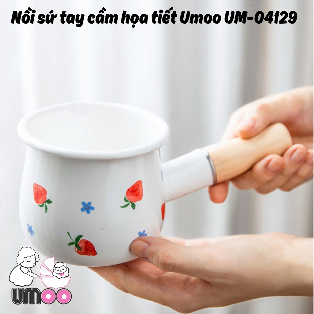 Nối sứ tay cầm hoa họa tiết Umoo UM-04129