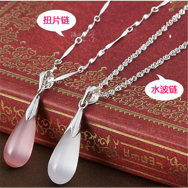 vòng cổ Bạc Mặt Đá Mặt Trăng