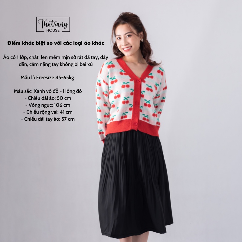 Áo khoác nữ len cardigan cổ tim V Ulzzang Hàn Quốc dài tay chất liệu len dày dặn cao cấp đẹp 504 | BigBuy360 - bigbuy360.vn