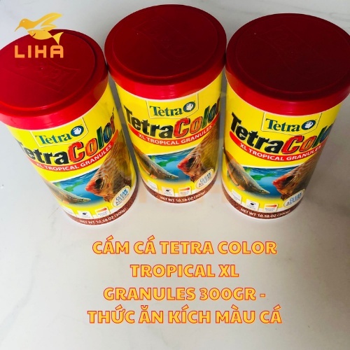 Cám Cá Tetra Color Tropical XL Granules - Thức ăn Kích Màu Cá