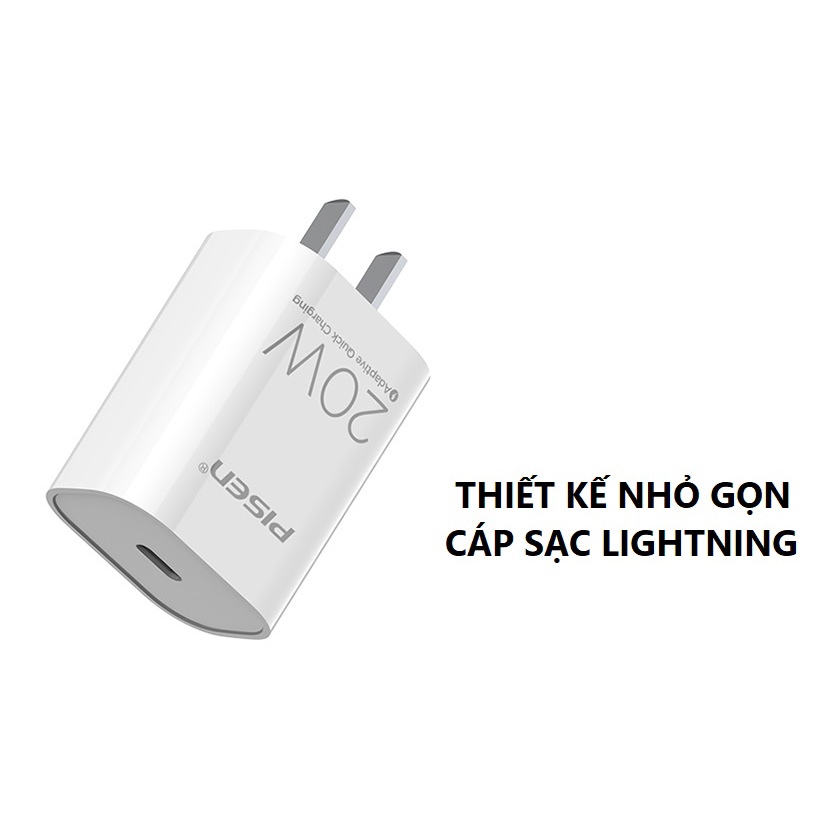 Bộ sạc / Củ Sạc PISEN QUICK PD 20W / 30W TS-C160