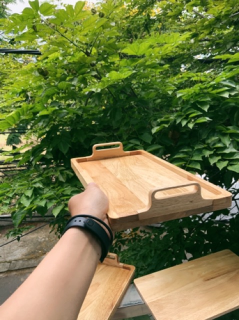 Khay gỗ decor tự nhiên