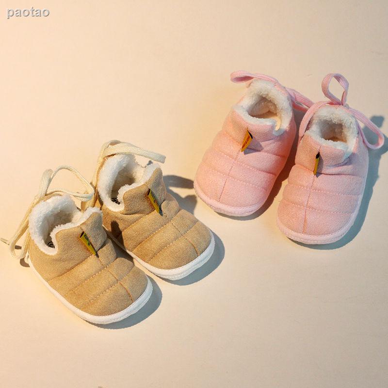 Giày vải cotton plus size cho bé 0-3-6-9 tháng tuổi