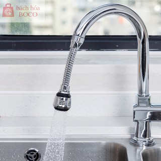 Vòi nước tăng áp lực xoay 360 độ inox, dễ dàng lắp đặt, tiết kiệm nước