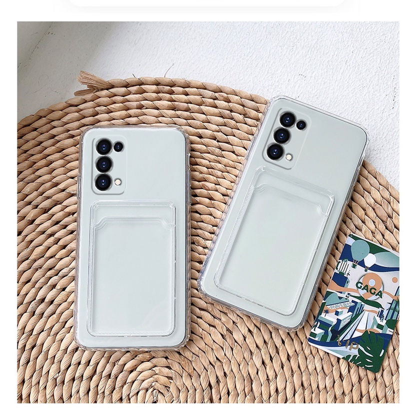Ốp Điện Thoại Silicon Mềm Dạng Ví Cho OPPO Reno 7 6 6Z 5 Pro Lite F R17 A95 A93 A74 A55 A53 A54 A16 A16S A54S A15 A15S A53S A33 2020