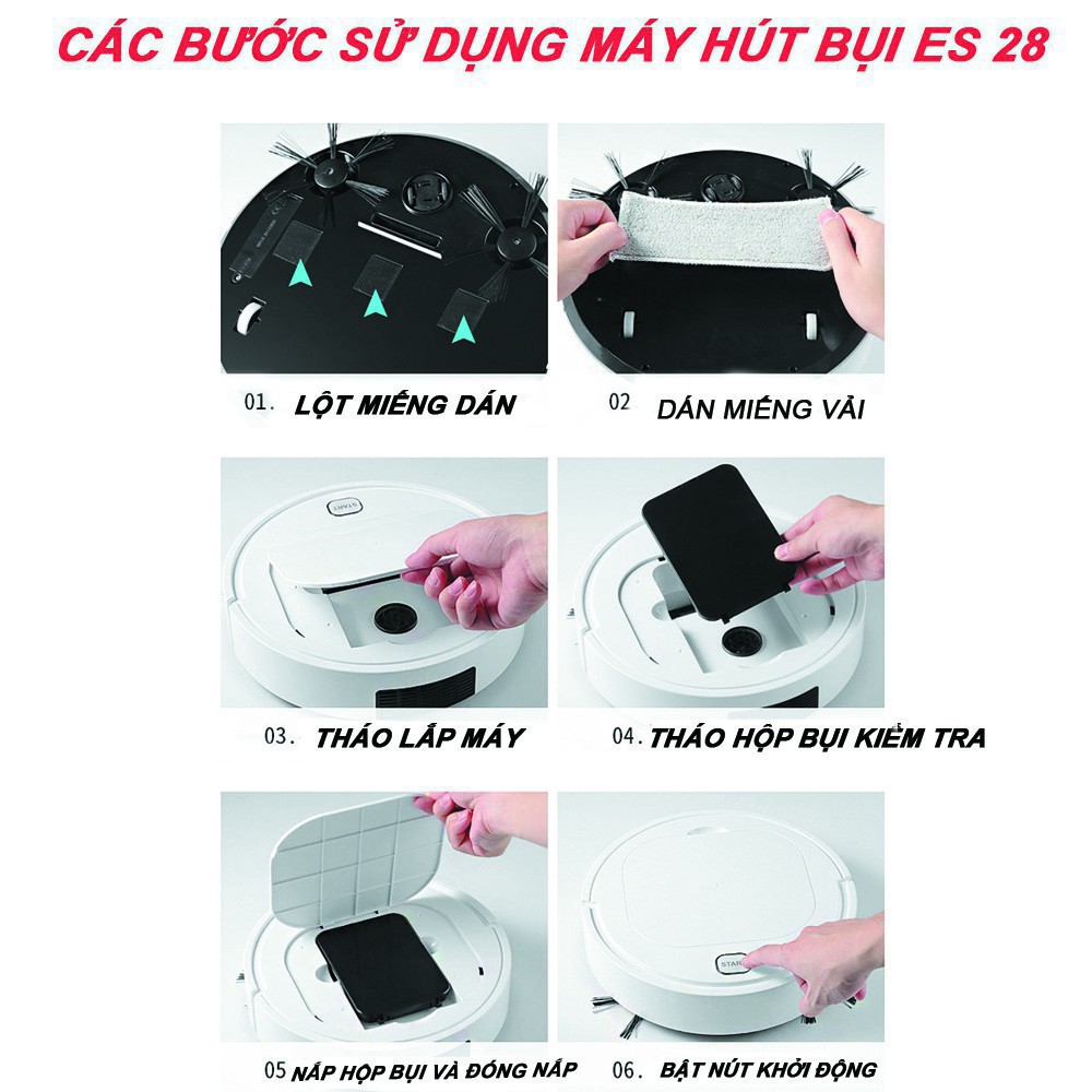 [NT12] túi đựng Máy hút bụi_Robot hút bụi thông minh_ Lực hút mạnh_Pin khoẻ_Cảm biến siêu nhạy | BigBuy360 - bigbuy360.vn
