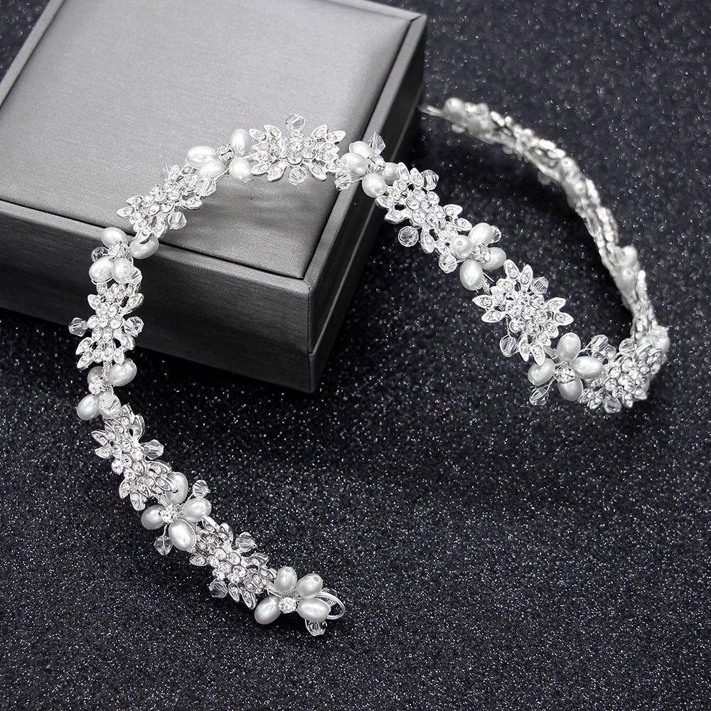 Băng Đô WMES15H Rõ Ràng|Vương Miện Đính Đá Lấp Lánh Cho Cô Dâu