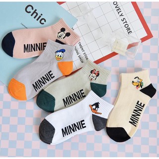 Combo 5 đôi tất cotton chuột mickey