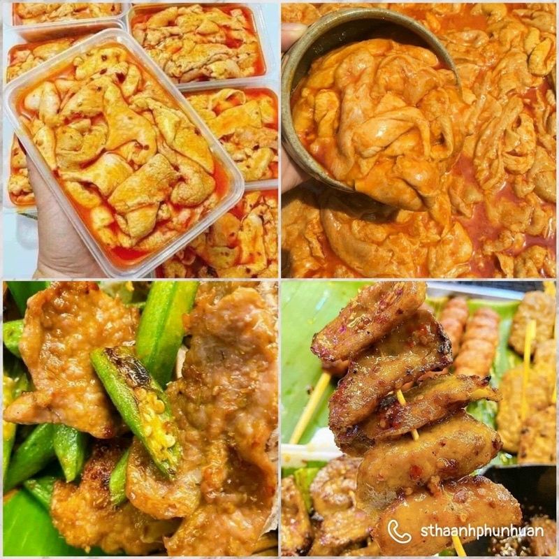 119k VÚ HEO ƯỚP BBQ - HỘP 500G  BAO GIÒN NGON.