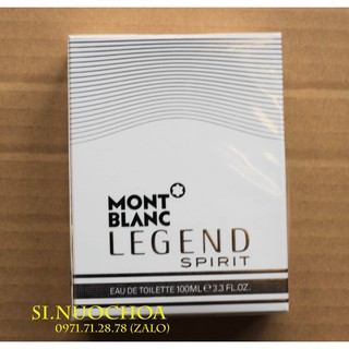 Nước Hoa Nam Mont Blanc Legend Spirit 100ml
