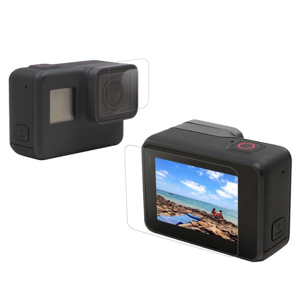 MAYSHOW Bộ Kính Cường Lực Bảo Vệ Ống Kính Máy Ảnh GoPro Hero 7 6 5 Kèm Phụ Kiện