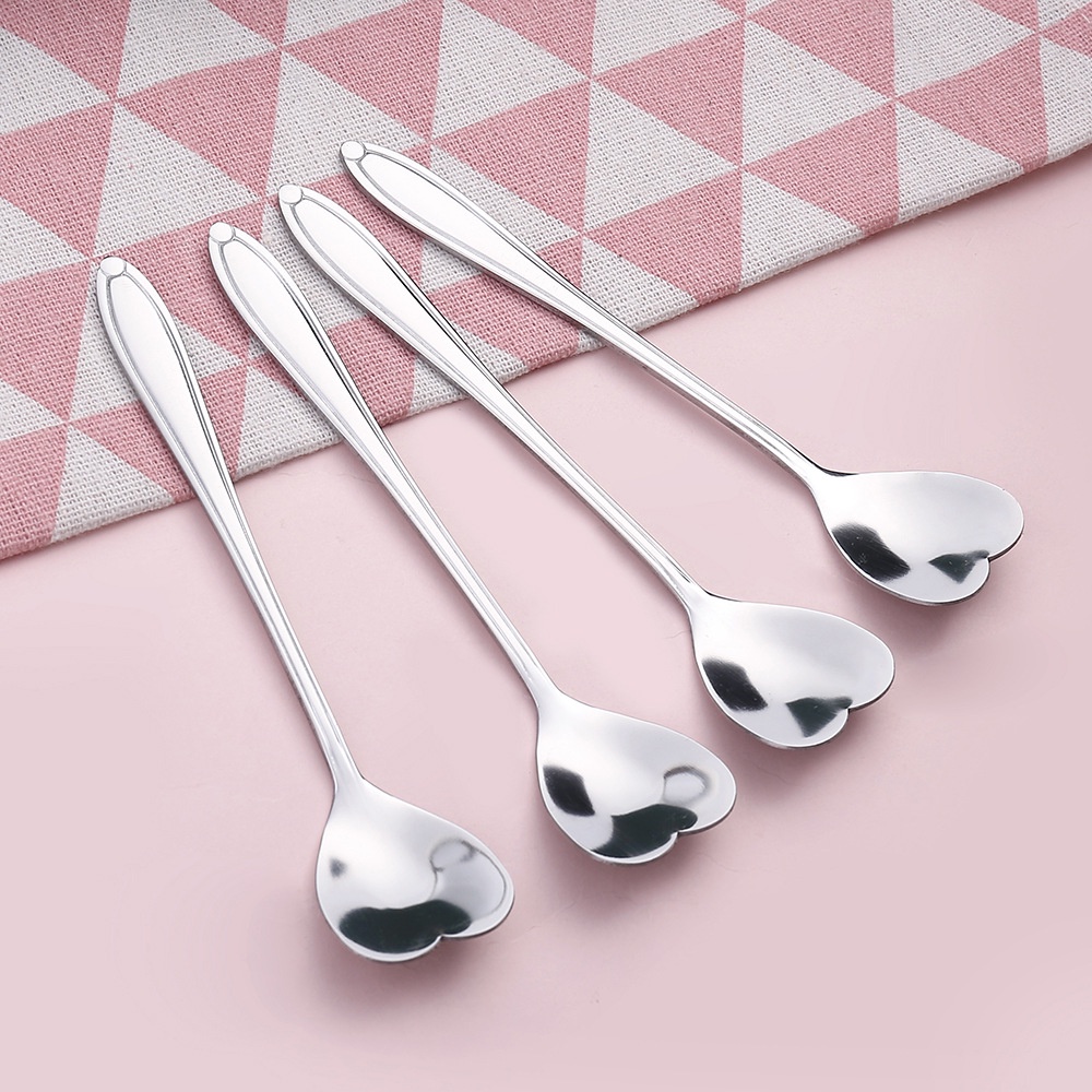 Muỗng cà phê inox hình trái tim sáng tạo Z13