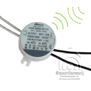 Công Tắc Cảm Biến Chuyển Động Radar + Ánh Sáng Allmay AM-RS-10Y