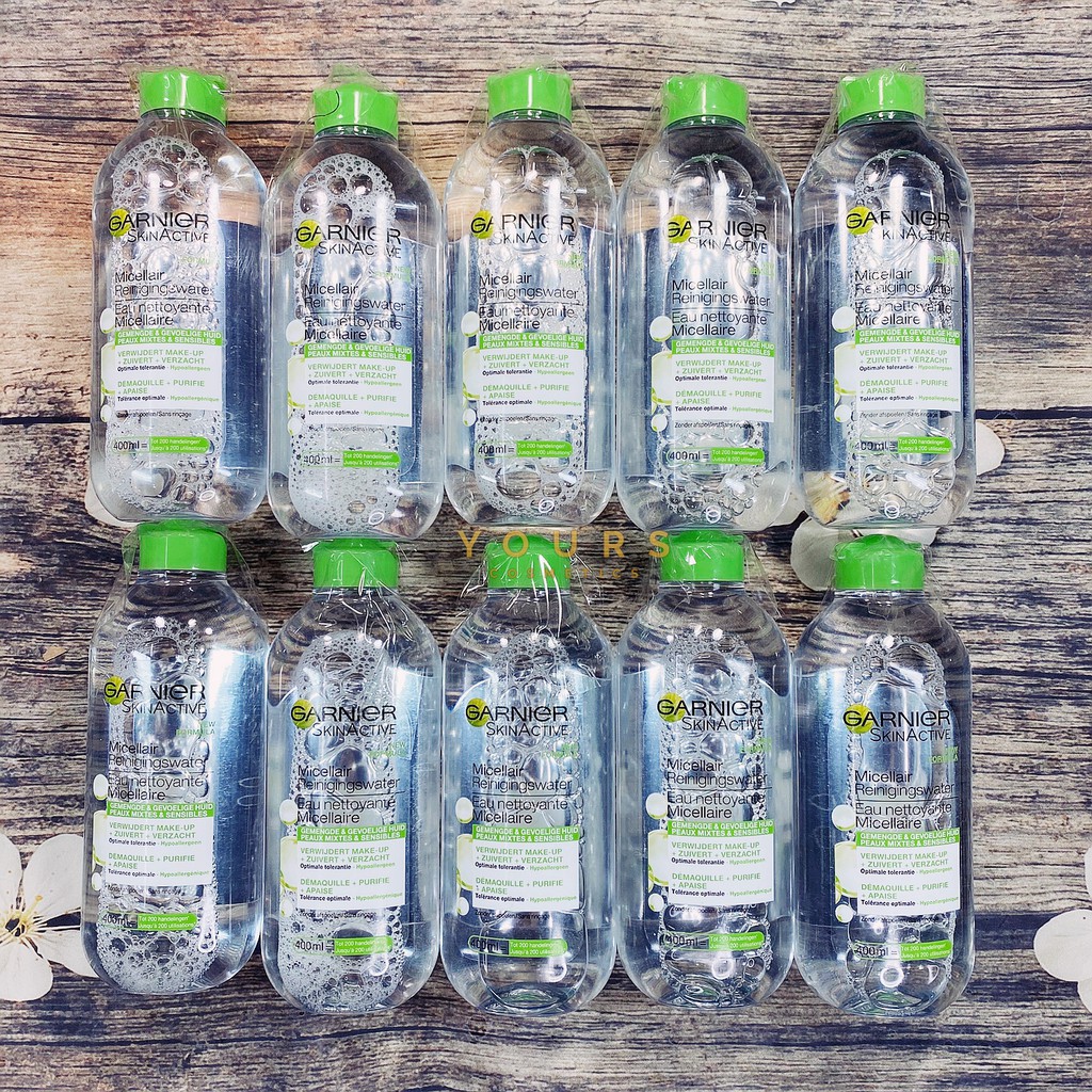 Nước tẩy trang garnier pháp 400ml, 125ml Garnier xanh lá | BigBuy360 - bigbuy360.vn