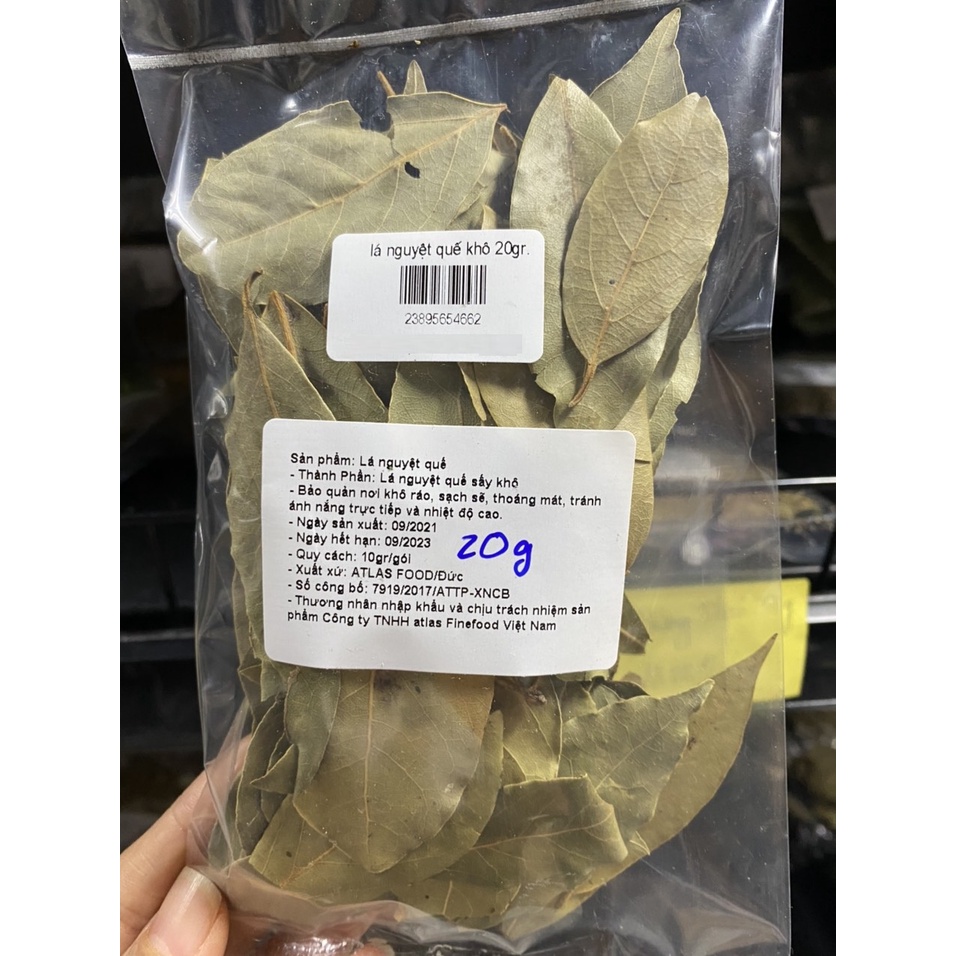 Lá nguyệt quế khô- lá bay leaves 500gr