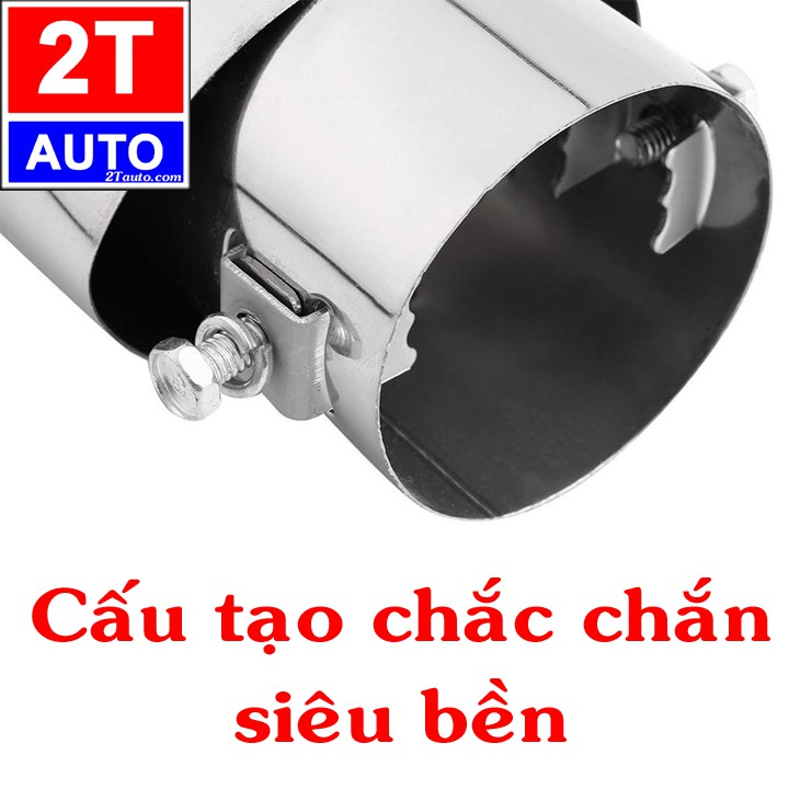 Ốp Trang Trí Ống Xả Ô Tô, Pô Xe Hơi Kiểu Dáng Thể Thao bằng kim loại cao cấp - LOẠI THẲNG:   SKU:ongxathang