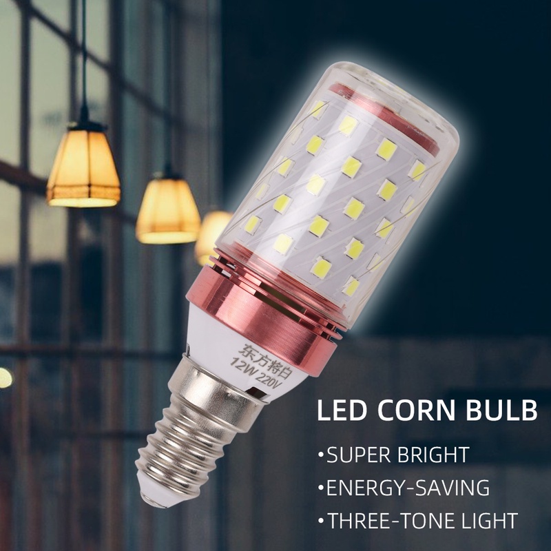 Bóng Đèn LED E14/E27 12W Tiết Kiệm Năng Lượng Trang Trí Nội Thất