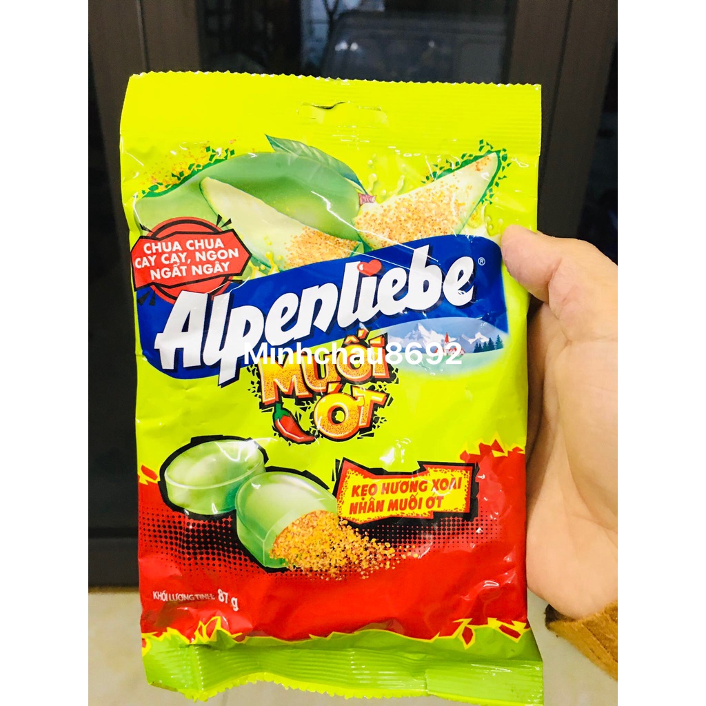 Kẹo alpenliebe nhân xoài muối ớt