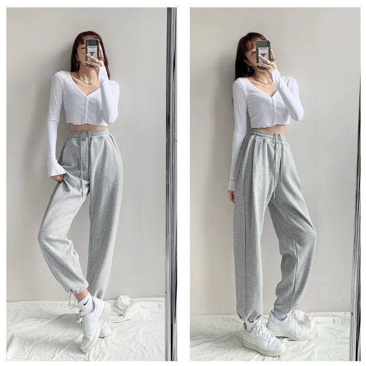 COZOK Quần Thể Thao Dáng Rộng Phong Cách Thời Trang Hàn Quốc