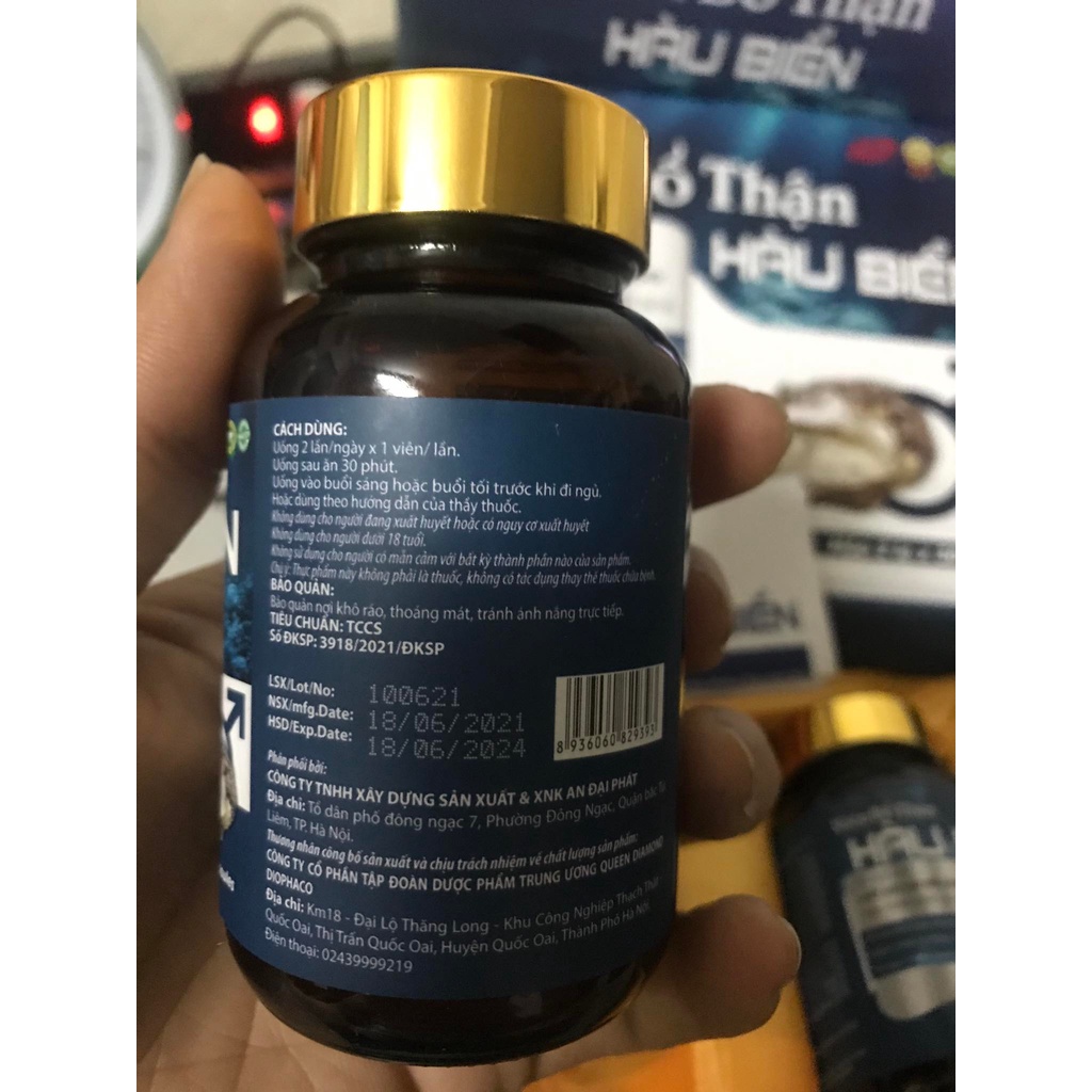 Viên bổ thận HÀU BIỂN - Tinh chất Hàu Biển OB- Tăng cường chức năng sinh lý nam ( Hộp 2 lọ x 30 viên)
