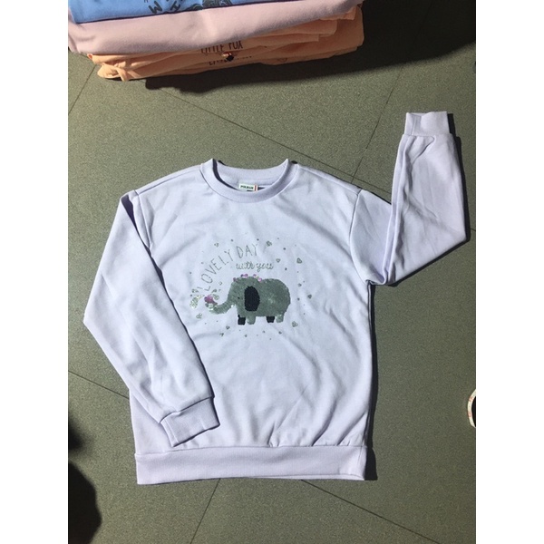 Áo cotton thu đông bé gái, màu đen, hàng dư