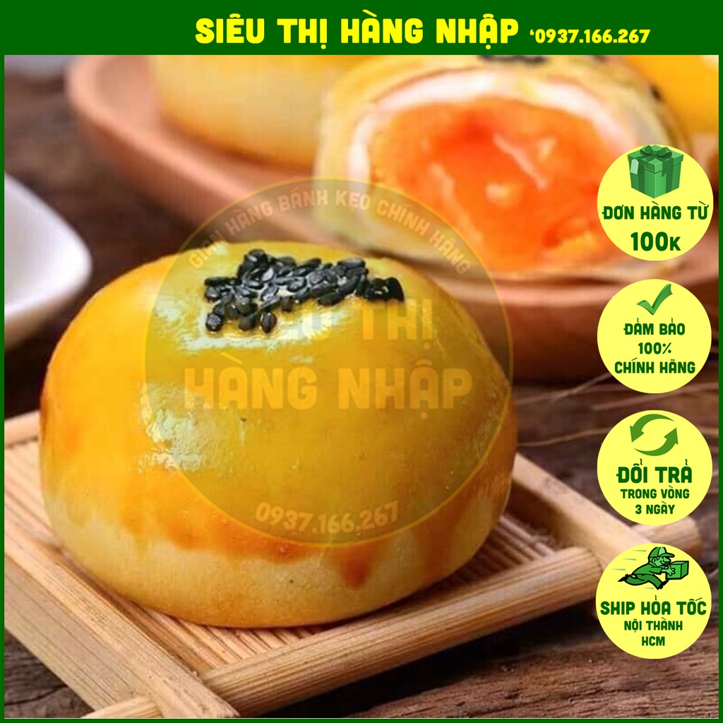 [1kg ~ 19 cái] Bánh pía ngàn lớp nhân trứng chảy Đài Loan