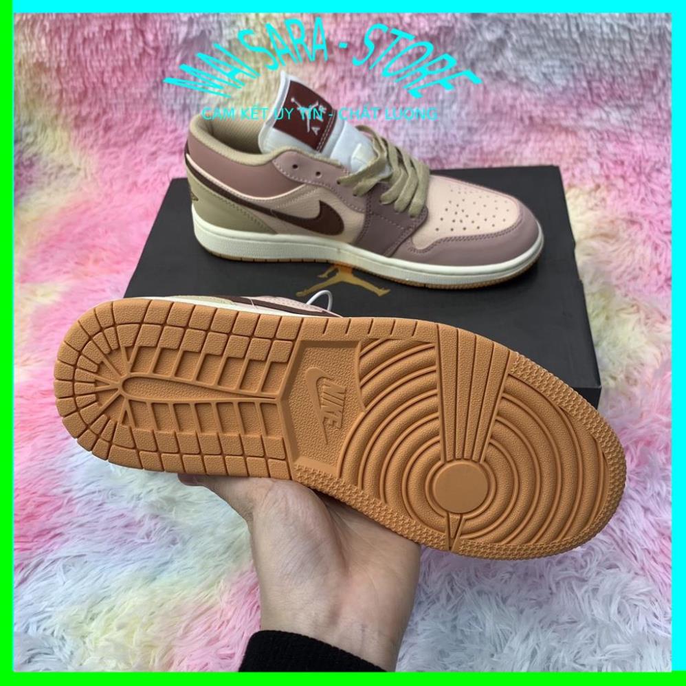Giày nữ jordan cổ thấp trà sữa, giày JD1 cổ thấp màu mới full phụ kiện hàng cao cấp, full size 36-43/Maisara store | BigBuy360 - bigbuy360.vn