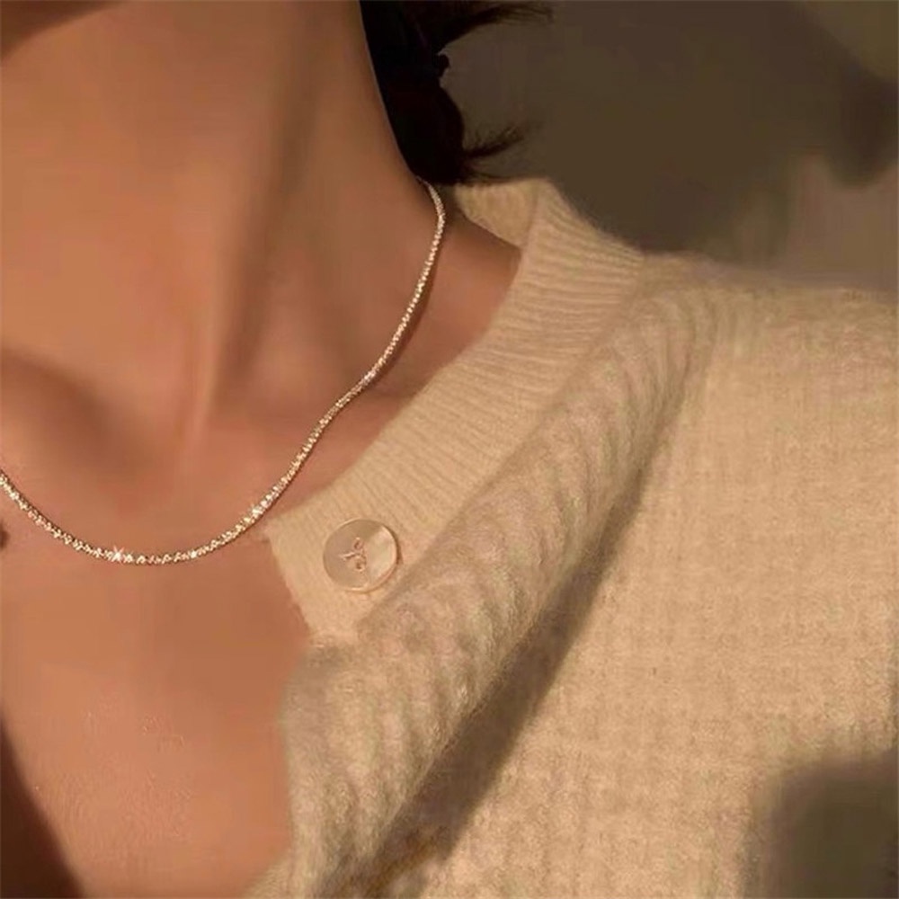 Vòng cổ thiết kế đơn giản cổ điển thời trang cho nữ