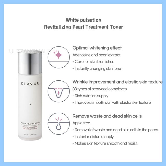 Kem Dưỡng Da Klavuu Màu Trắng Ngọc Trai