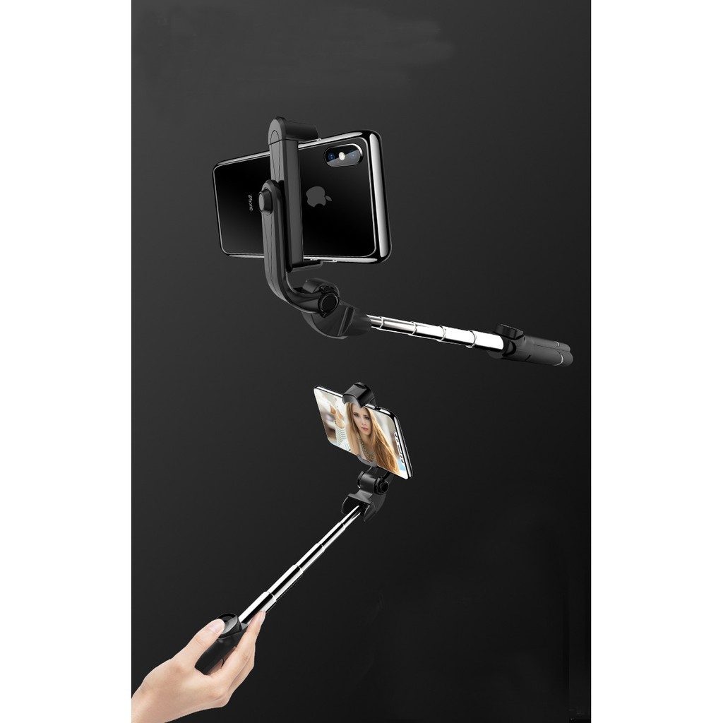 ☍℗Gậy tự sướng bluetooth kiêm giá đỡ 3 chân hỗ trợ điều khiển từ xa cao cấp | BigBuy360 - bigbuy360.vn