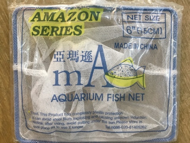 Vợt lưới trắng vuông vớt cá | phù hợp các loại cá nhỏ : betta, guppy, cá mún, các loại cá thủy sinh