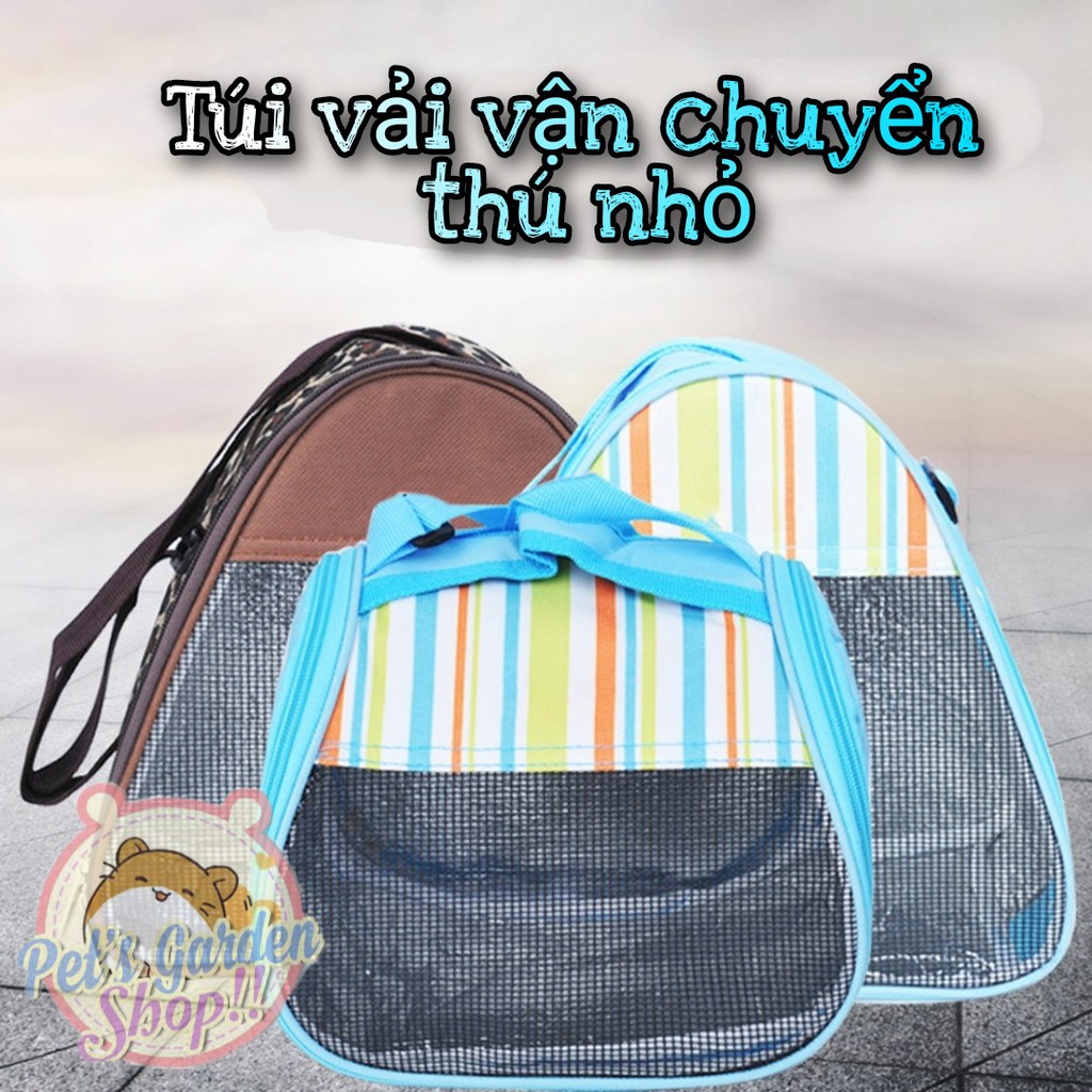 Túi vải vận chuyển thú nhỏ (hamster, sóc, nhím...)