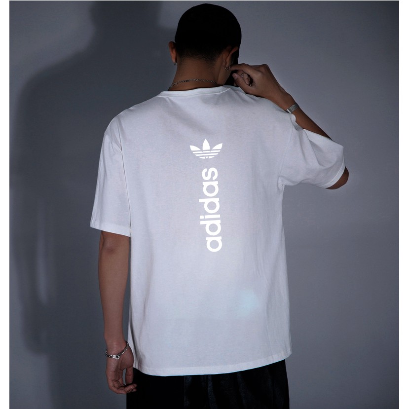 Áo phông phản quang bạc das unisex form rộng