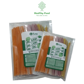 Bánh canh ống rau củ ngũ sắc 500g/ 1Kg - Bánh canh khô hữu cơ tốt cho sức khỏe.