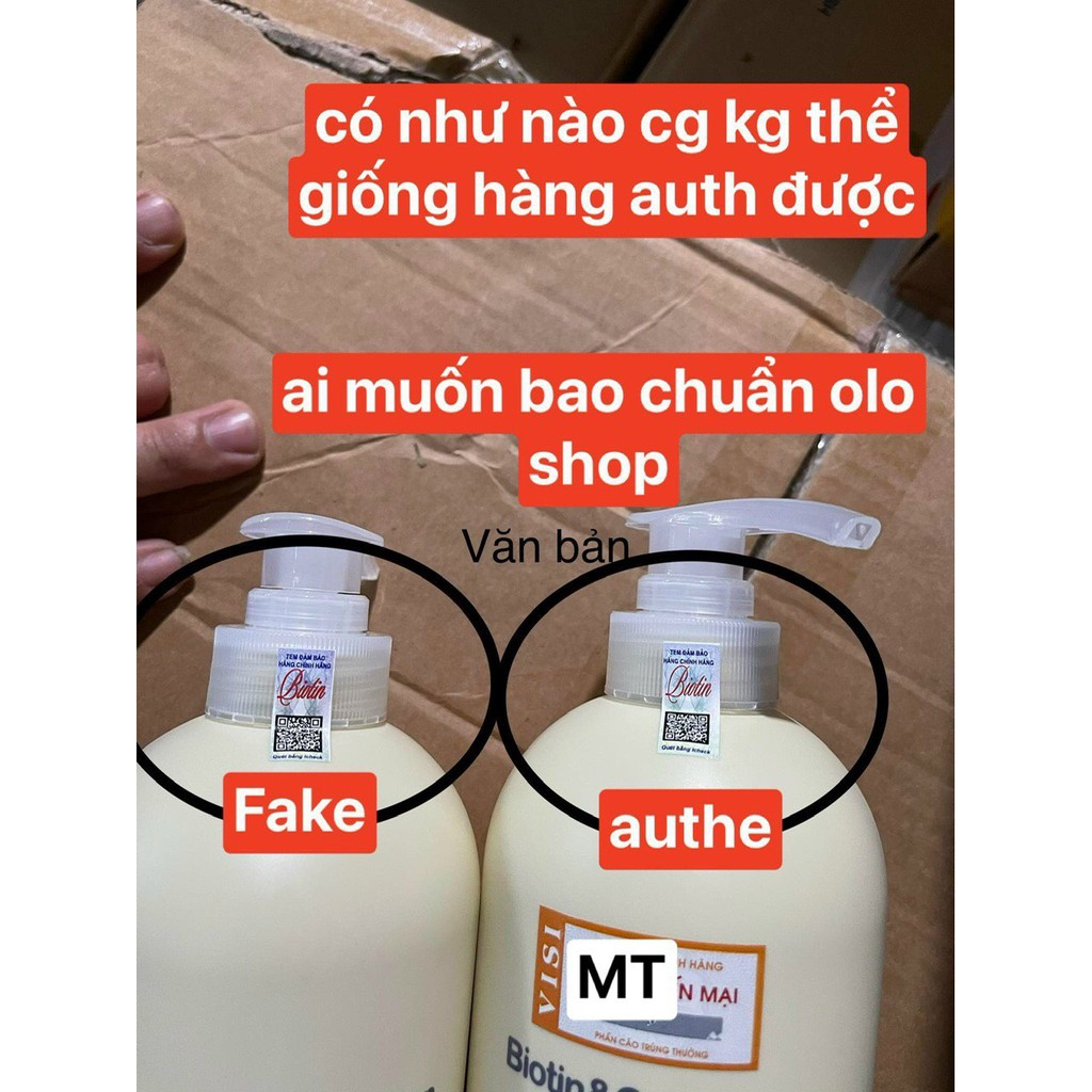 Dầu gội xả Biotin collagen giảm rụng tóc, phục hồi tóc khô xơ, hư tổn -500ml-1000ml