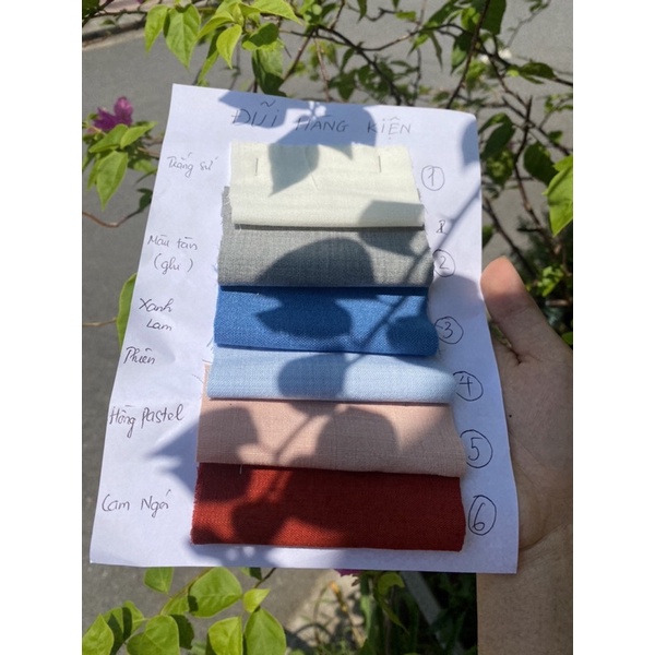 Vải đũi hàng kiện các màu có sẵn
