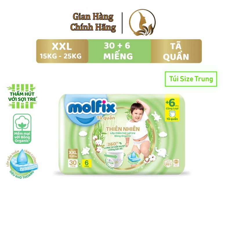 Tã Bỉm Molfix Quần Jumbo, Đủ Size