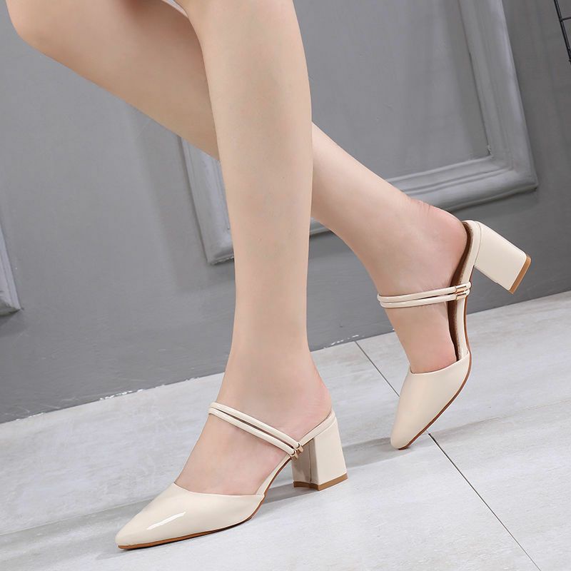 Giày cao gót nữ mũi nhọn 7 cm đi 2 kiểu Mã GA02