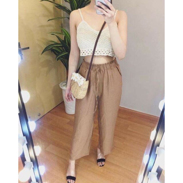 Quần đũi ống suông rộng xinh xinh