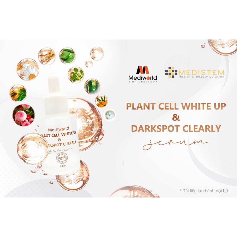 Plant cell white up & darkspot clearly - tinh chất trắng da mờ sạm nám