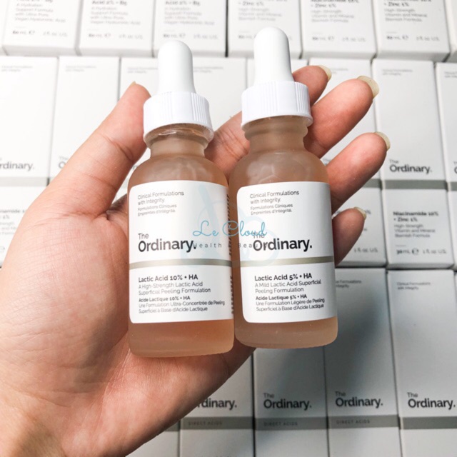 Serum Giảm Thâm The Ordinary Lactic Acid 5% - 10% + HA