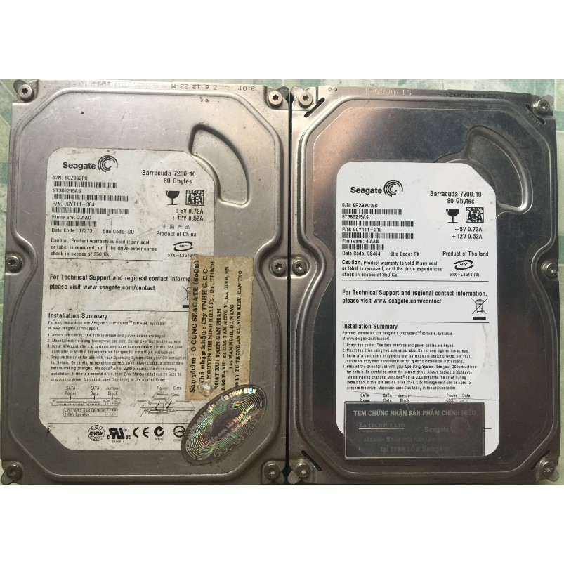 HDD SeaGate 80 GB