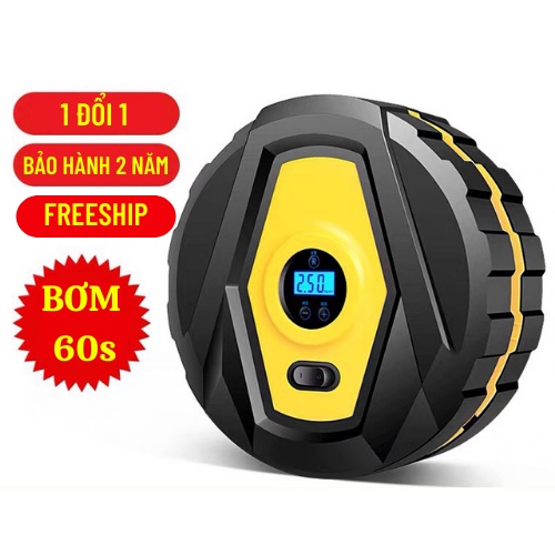 Bơm Ô Tô Mini, Bơm Xe Hơi Điện Tử Tự Ngắt Thông Minh Moda.H