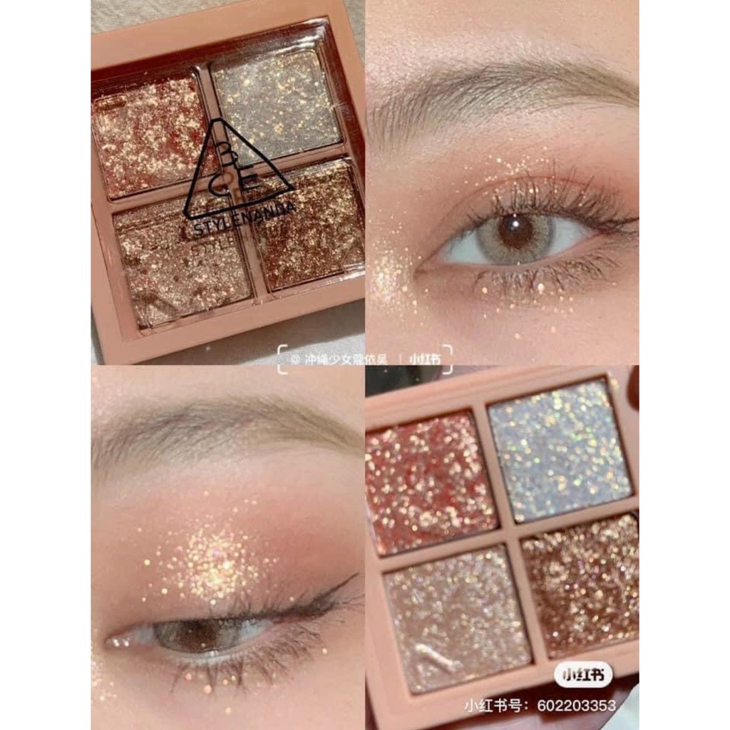 Bảng Trang Điểm Phấn Mắt 4 ô 3CE Mini Multi Eye Color Palette