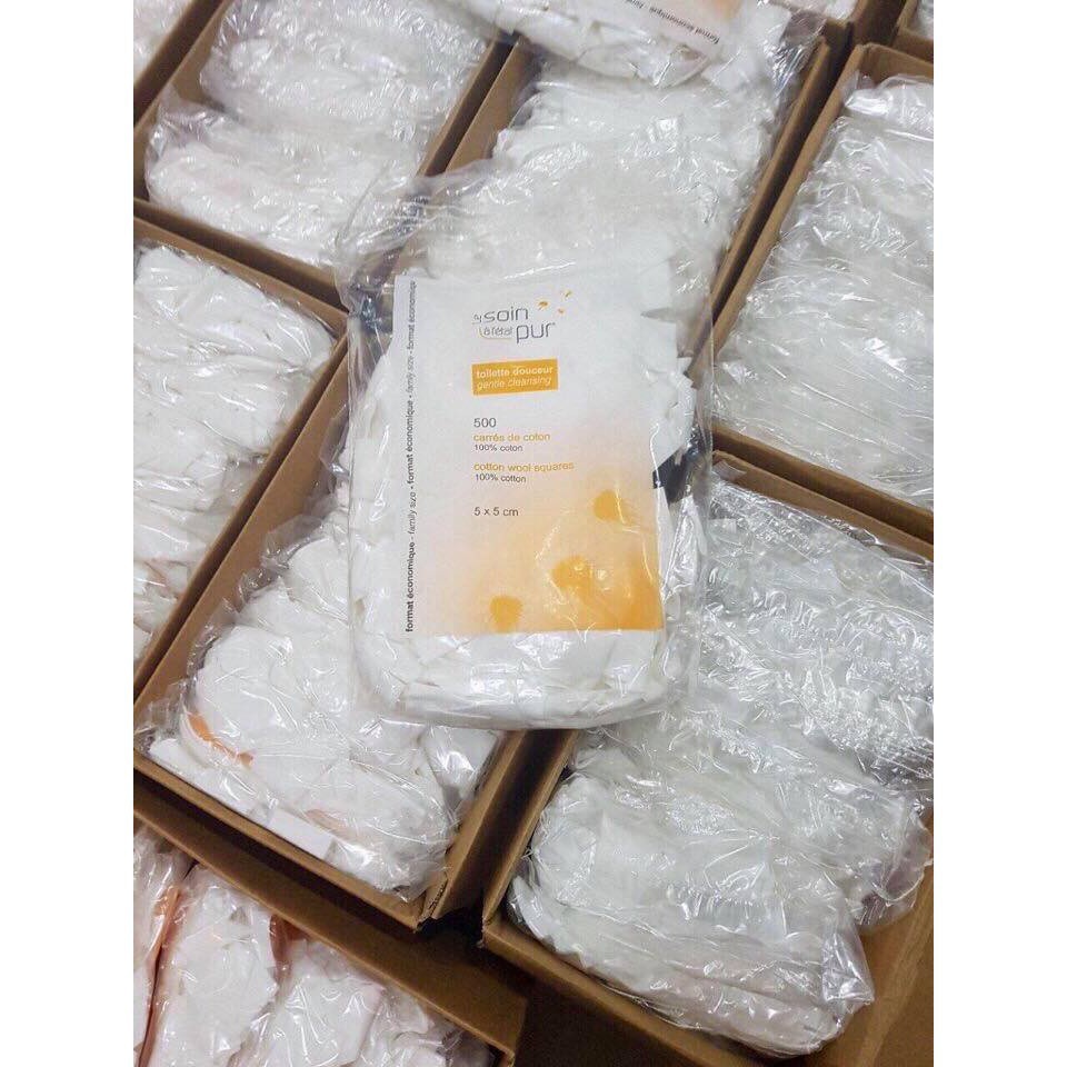 [Có sẵn] Bông Tẩy Trang Soin pur Tetra 200 miếng, 500 miếng, 600 miếng của Pháp | BigBuy360 - bigbuy360.vn