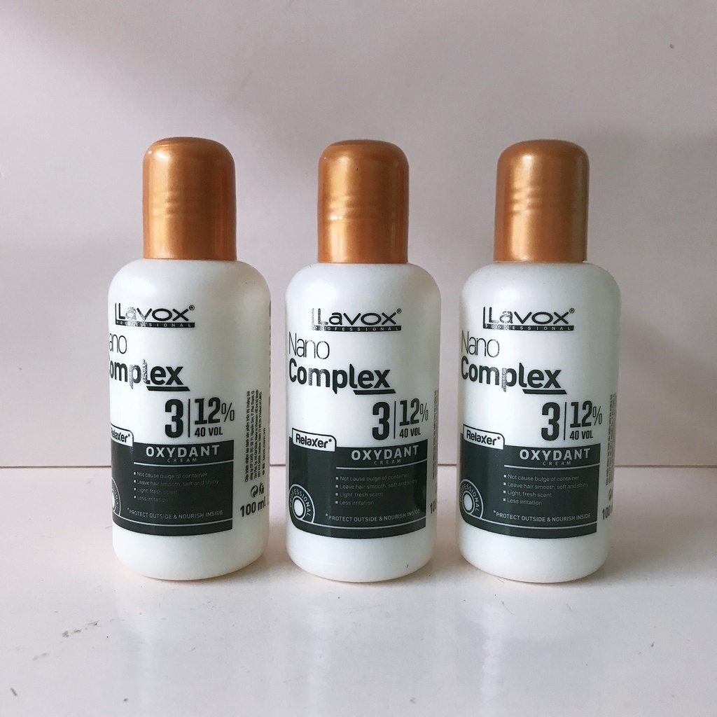 Oxy Trợ Nhuộm Tóc Lavox Nano Complex 100ml , Pha Cùng Thuốc Nhuộm Tóc