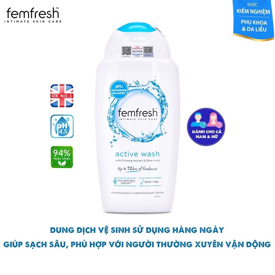 Dung dịch vệ sinh phụ nữ Femfresh Daily Intimate Wash 250ml